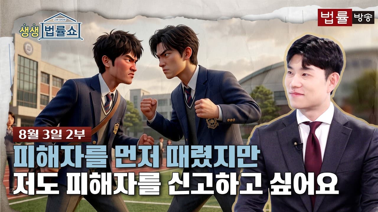 피해자를 먼저 때렸지만 저도 피해자를 신고하고 싶어요 [생방송 생생법률쇼]