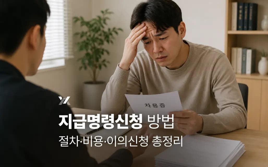 지급명령신청 방법|절차·비용·이의신청 총정리