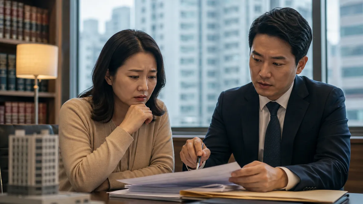 부동산 가압류취소를 위해 상담받은 의뢰인의 상황