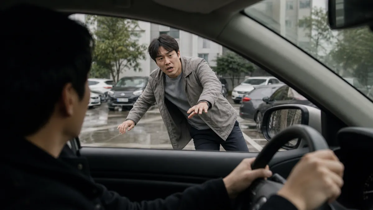 차량 출발 중 상대방이 넘어져 제기된 손해배상 청구와 과실상계 대응