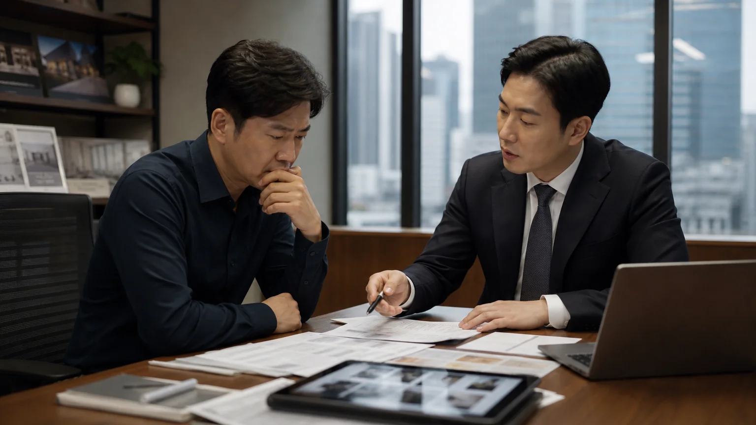 용역 수행 후 대금 지급을 거부당한 경위