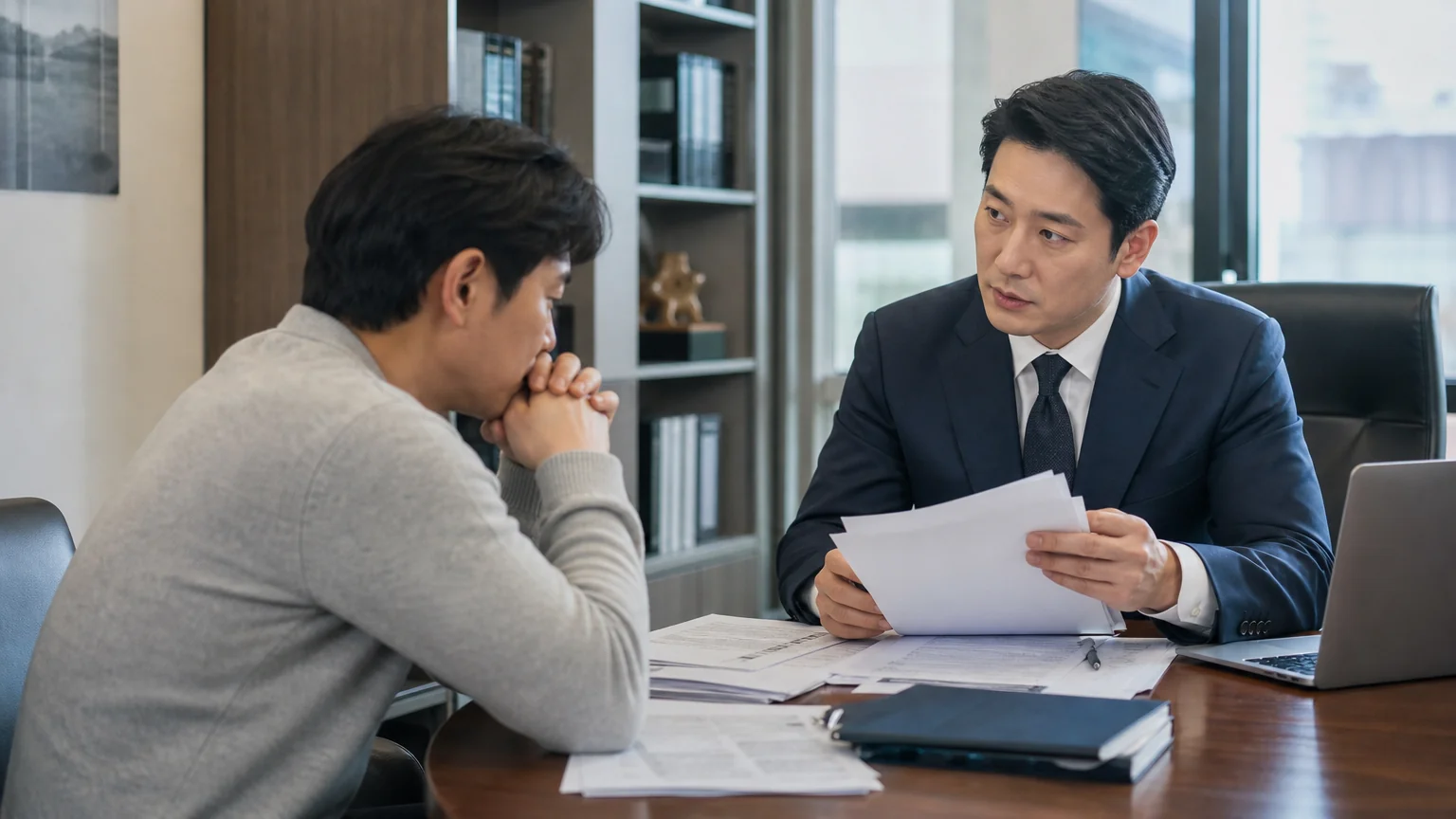 가압류이의신청에 대응하게 된 경위
