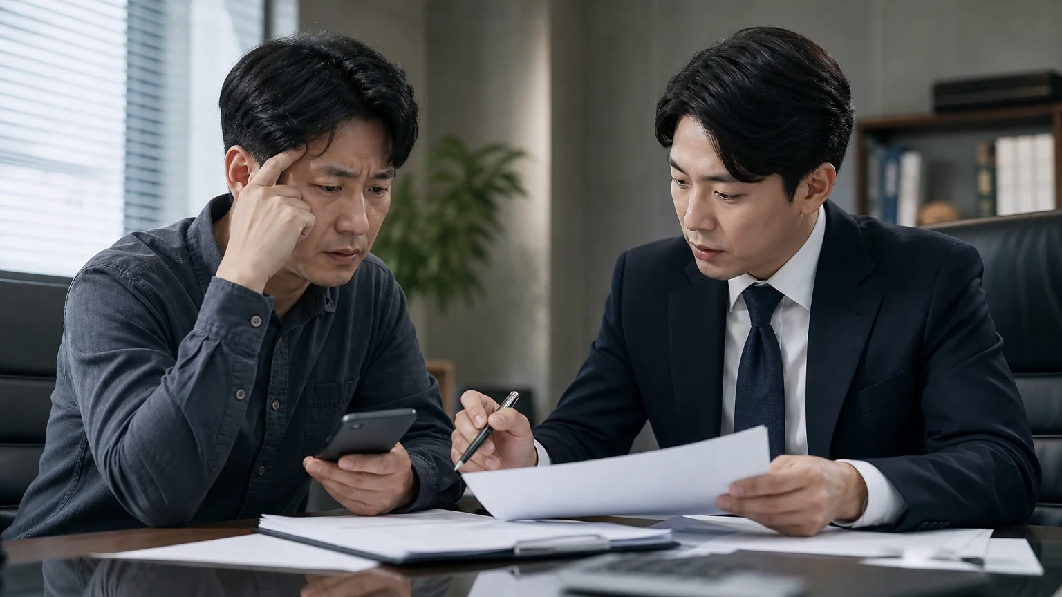 대여금 반환청구를 받은 경위