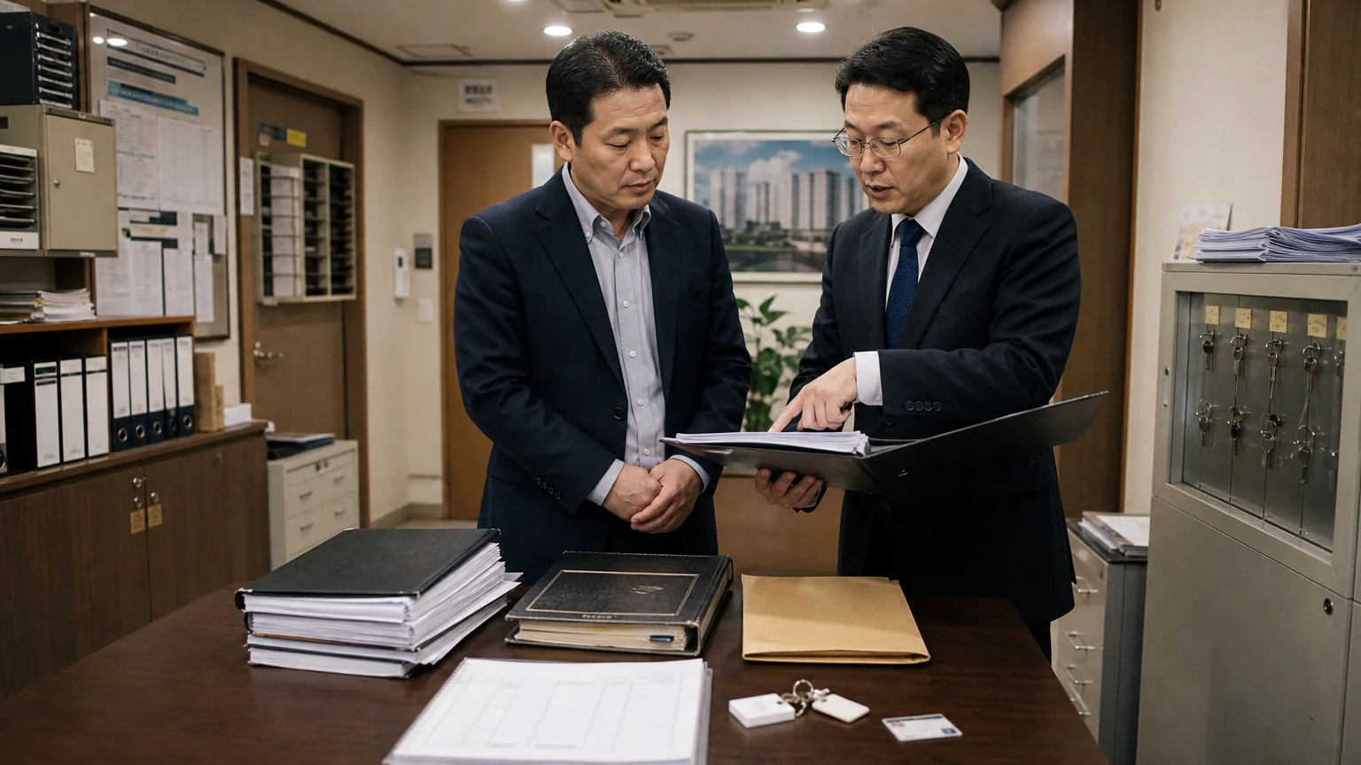 관리인 당선 후 관리업무 인수가 막힌 경위