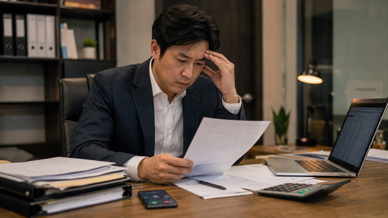 미지급 용역대금 1,418만 원의 청구 경위