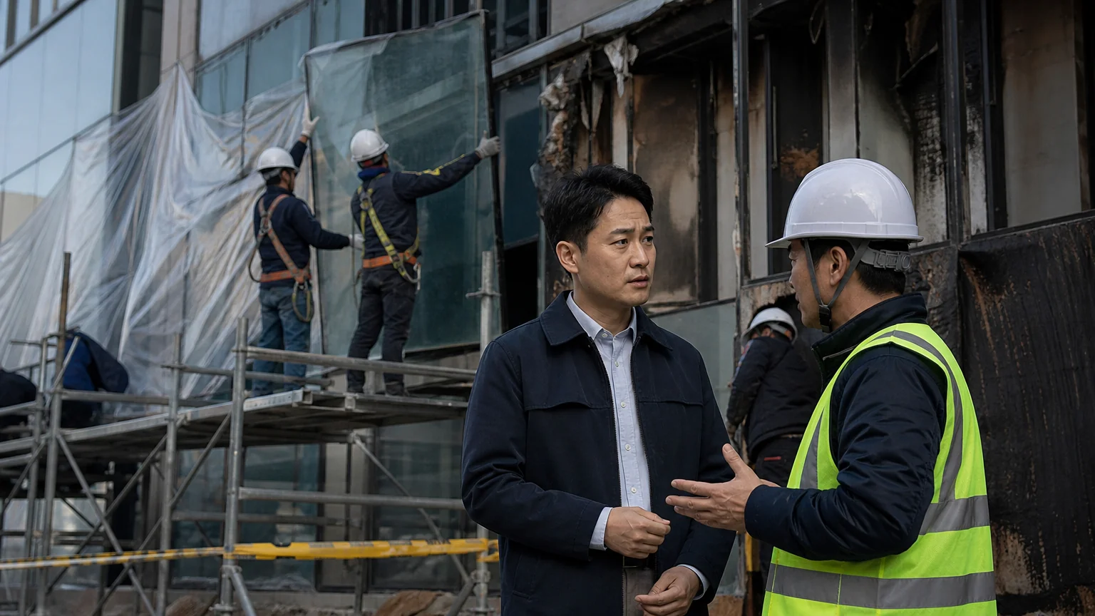 추락 사망 사고로 제기된 산재 손해배상 청구