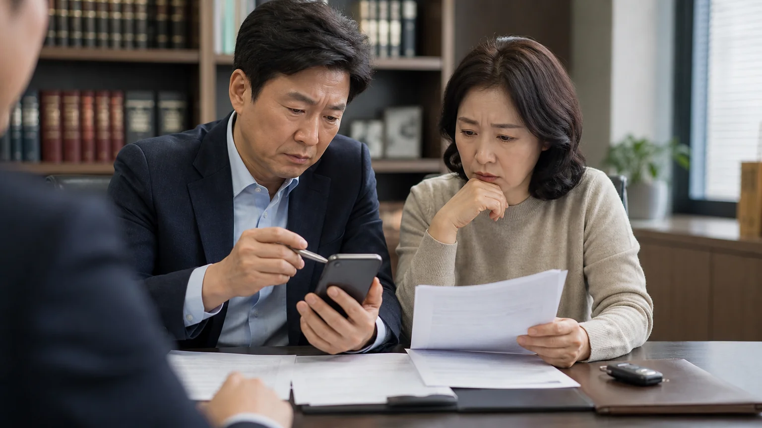 중고차 삼각사기 손해배상청구를 받게 된 경위