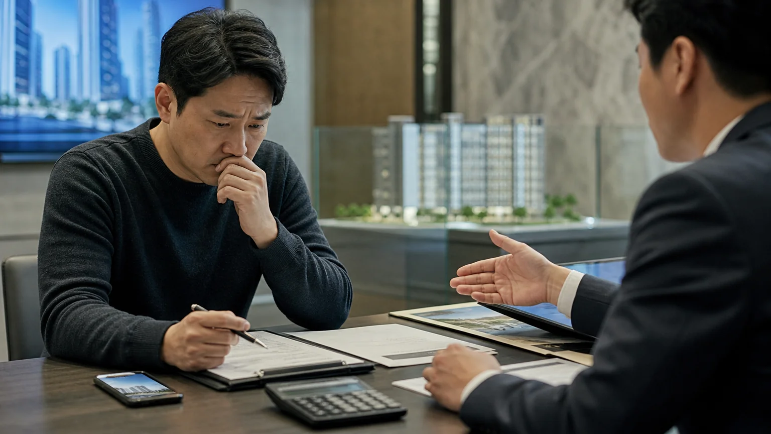 전매 약속을 믿고 추가 대금을 납부한 분양계약