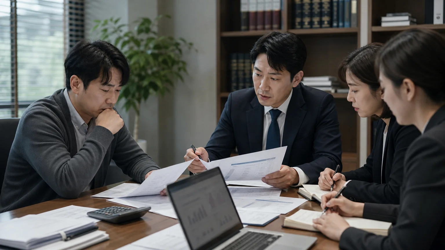 구상금 청구를 받은 피고의 상황