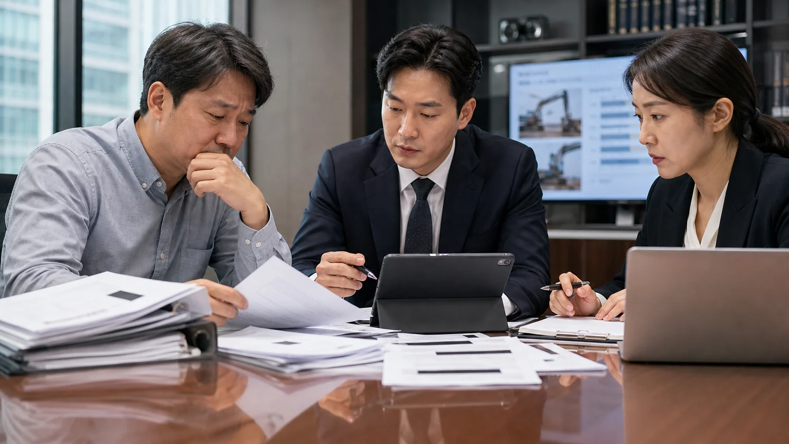 설비계약 손해배상채무를 다투게 된 경위